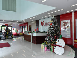 VĂN PHÒNG & SHOWROOM NHÀ MÁY UNIVERSAL ROBINA CORPORATION (URC), VAN NAM FURNITURE & INTERIOR DECORATION CO., LTD. VAN NAM FURNITURE & INTERIOR DECORATION CO., LTD. Espacios comerciales