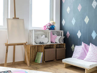 Dormitorios infantiles por Klausroom, Klausroom Klausroom Girls Bedroom Wood-Plastic Composite