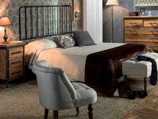 Camere da letto industrial, nuovimondi di Flli Unia snc nuovimondi di Flli Unia snc Industrial style bedroom