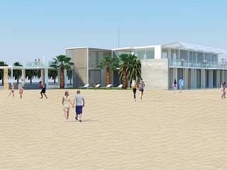 Stabilimento balneare "Il Gabbiano", CDArchitetto CDArchitetto Коммерческие помещения