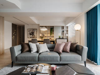 初 ‧ 跡, 築川設計 築川設計 Scandinavian style living room