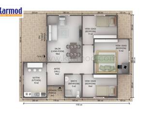 KARMOD HAZIR EV – 88 M² AYAZAĞA KASRI, KARMOD PREFABRICATED TECHNOLOGIES KARMOD PREFABRICATED TECHNOLOGIES