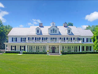 Custom Colonial Home, Westport CT, DeMotte Architects, P.C. DeMotte Architects, P.C. Kolonialne domy