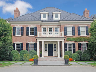 Georgian Colonial, Greenwich, CT , DeMotte Architects, P.C. DeMotte Architects, P.C. Klassieke huizen