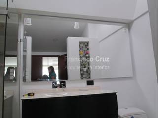 Diseño y remodelacion general baño , Francisco Cruz Arquitectura Interior Francisco Cruz Arquitectura Interior Modern bathroom Glass