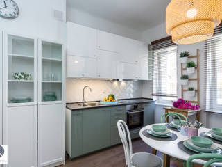Emerald Green Urban Jungle, DoMilimetra DoMilimetra Eclectic style kitchen