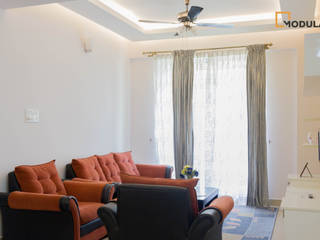 2BHK Modern Home, Modulart Modulart 모던스타일 거실