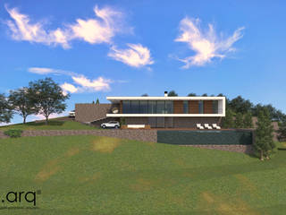 "CASA_MS", AMG.ARQ Ângelo Gonçalves, Arquiteto AMG.ARQ Ângelo Gonçalves, Arquiteto 別墅