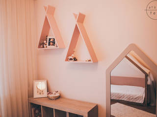 Bilge Deniz Bebeğin Odası, Atölye Teta İç Mimarlık Atölye Teta İç Mimarlık Baby room Wood Wood effect