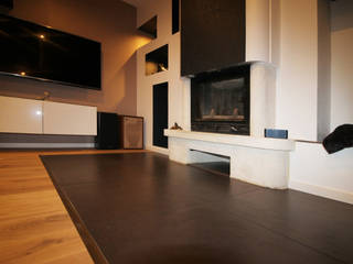 RENOVATION MAISON A DUPPIGHEIM, Agence ADI-HOME Agence ADI-HOME Modern living room Ceramic
