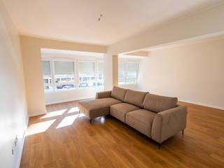 Remodelação de apartamento na Portela, Sizz Design Sizz Design Modern Oturma Odası