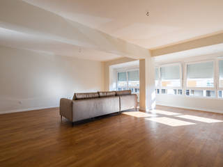 Remodelação de apartamento na Portela, Sizz Design Sizz Design Modern Living Room