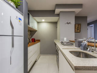 Apartamento , Samantha Sato Designer de Interiores Samantha Sato Designer de Interiores Cozinhas modernas MDF