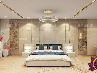 Huge Luxurious Bedroom Interior, Luxury Antonovich Design Luxury Antonovich Design