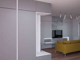 APPARTAMENTO APPIO LATINO, MINIMA Architetti MINIMA Architetti Living room