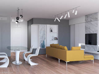 APPARTAMENTO APPIO LATINO, MINIMA Architetti MINIMA Architetti Living room