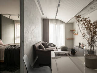 板橋漢生東路林宅, 湜湜空間設計 湜湜空間設計 에클레틱 거실