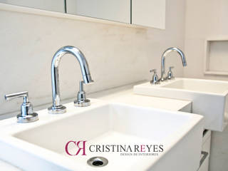 Banheiros, Cristina Reyes Design de Interiores Cristina Reyes Design de Interiores Baños modernos