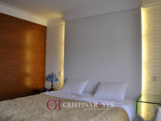 Quarto de casal, Cristina Reyes Design de Interiores Cristina Reyes Design de Interiores Dormitorios modernos