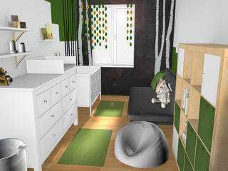 Babyzimmer: Wald, Der Schlüssel zum Glück - Interior Design Der Schlüssel zum Glück - Interior Design Baby room