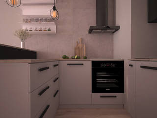 Kwalerka w Lublinie, Ai Pracownia Projektowa Ai Pracownia Projektowa Modern style kitchen