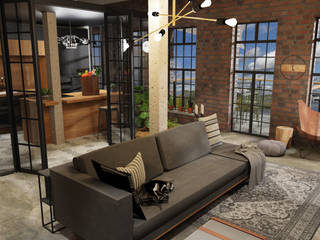 Industrieloft, Der Schlüssel zum Glück - Interior Design Der Schlüssel zum Glück - Interior Design Living room