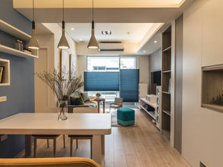 PURE X FRESH, 誠 空間美學製作 誠 空間美學製作 Modern dining room Concrete