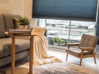 PURE X FRESH, 誠 空間美學製作 誠 空間美學製作 Minimalist living room Engineered Wood Transparent