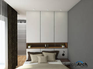 Proyek Desain Interior untuk Client di Cirebon, Simply Arch. Simply Arch. Minimalist bedroom