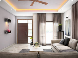 Best Home designers & Architects in Kochi, Kerala, Monnaie Architects & Interiors Monnaie Architects & Interiors Moderne Wohnzimmer