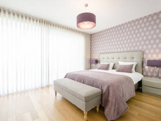 Interior Design Project - Design Villas - Albufeira Simple Taste Interiors QuartoCamas e cabeceiras