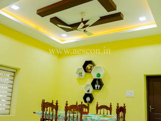 Architects in Kochi, Aescon Builders and Architects Aescon Builders and Architects Modern Yemek Odası