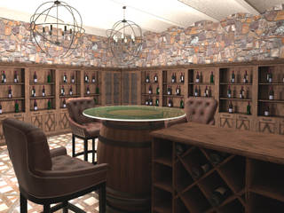 Дизайн "Кабинета-комнаты отдыха" , Дизайн студия Arh-ideya Дизайн студия Arh-ideya Wine cellar Wood Wood effect