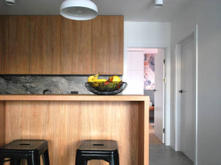 Realizacja mieszkania na poznańskiej Wildzie, Ai Pracownia Projektowa Ai Pracownia Projektowa Modern style kitchen