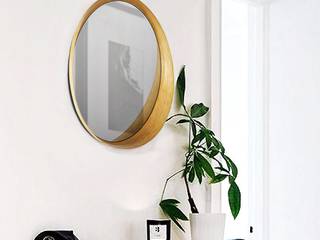 Зеркала Настенные, MONTLY MONTLY Гостиная в скандинавском стиле Дерево Эффект древесины