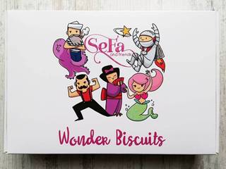 Wonder Biscuits, SeFa Design by nature SeFa Design by nature Nhà bếp phong cách hiện đại Chất xơ tự nhiên Beige