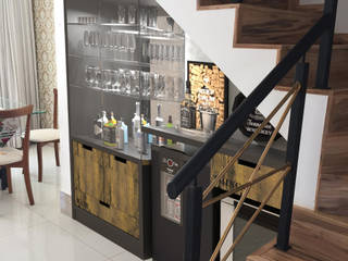 Adega, Fernanda Quelhas Arquitetura Fernanda Quelhas Arquitetura Rustic style wine cellar Solid Wood Multicolored