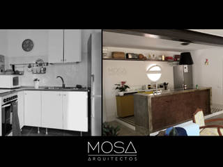 Apartamento El Valle, MOSA Arquitectos MOSA Arquitectos مطبخ ذو قطع مدمجة