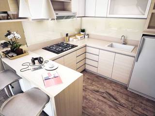 Apartemen Unit La Grande Bandung, Maxx Details Maxx Details Cucina attrezzata