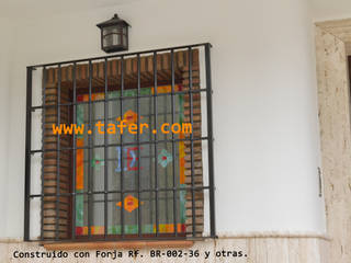 Rejas para Ventanas, Prefabricados Metálicos Tafer Prefabricados Metálicos Tafer 모던스타일 창문 & 문