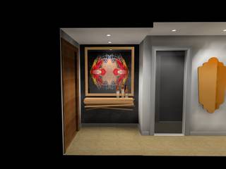 Pembroke Apartment - V and A waterfront, AB DESIGN AB DESIGN Moderner Flur, Diele & Treppenhaus