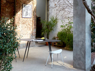 Industrial Chic Outdoor, Siderio Siderio Jardins minimalistas Ferro/Aço