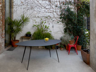 Industrial Chic Outdoor, Siderio Siderio 미니멀리스트 정원 철 / 철강