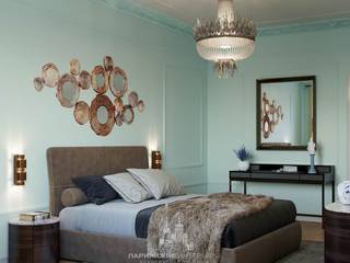 Дизайн спальни в парижском стиле, Архитектурное бюро «Парижские интерьеры» Архитектурное бюро «Парижские интерьеры» Classic style bedroom