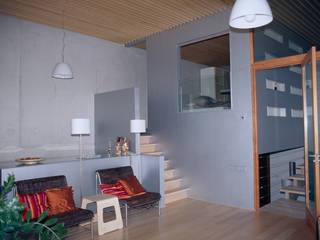 Woonhuis Oostelijk Havengebied, TEKTON architekten TEKTON architekten Asian style living room