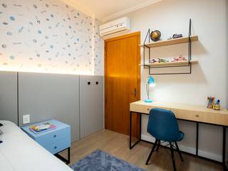 Dormitório infantil de menino adaptado para o crescimento, ZOMA Arquitetura ZOMA Arquitetura Kinderzimmer Junge