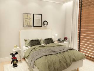 Apartamento Aclimação, Aya Arquitetura Aya Arquitetura ห้องนอน