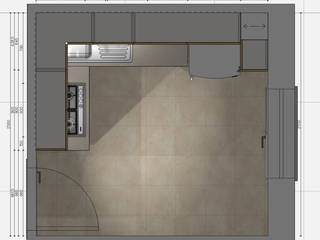 Progetto per una cucina in laminato a Brescia, G&S INTERIOR DESIGN G&S INTERIOR DESIGN Nowoczesna kuchnia