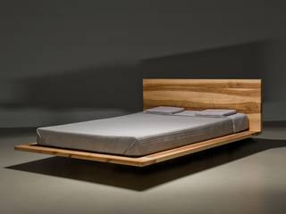 Łóżko MOOD , mazzivo mazzivo Minimalist bedroom Wood Wood effect