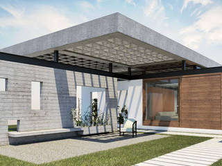 Diseño de Casa en Cañitas 01 por 1.61 Arquitectos, 1.61arquitectos 1.61arquitectos Nhà gia đình